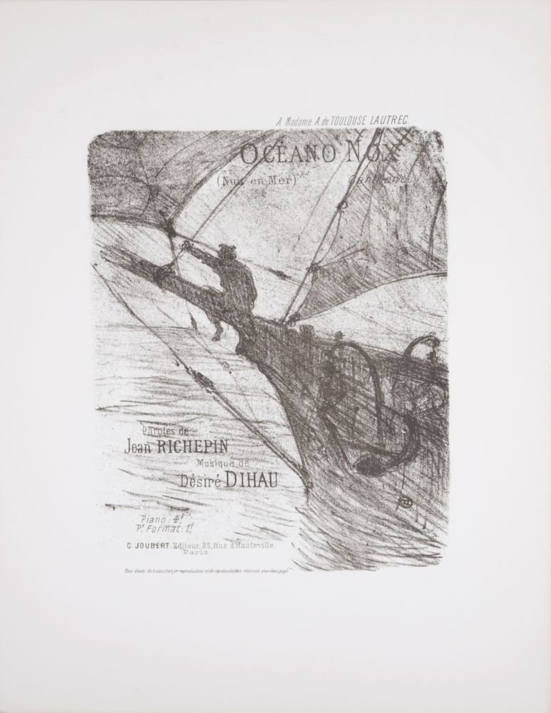 Litografia Toulouse-Lautrec - Oceano Nox, 1895