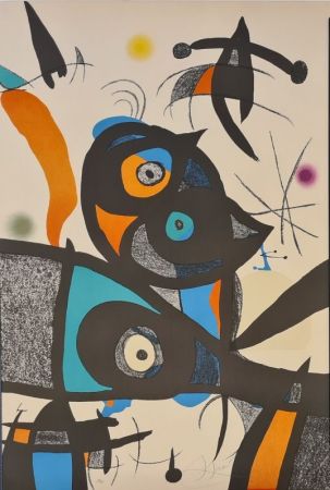 Litografia Miró - Oda a Joan Miro 