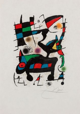 Litografia Miró - Oda a Joan Miro