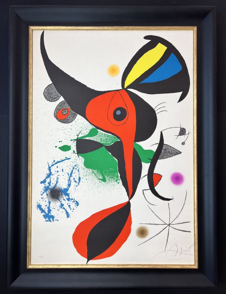 Litografia Miró - Oda à Joan Miró ( Maeght 904 )