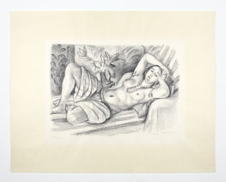 Litografia Matisse - Odalisque au Magnolia