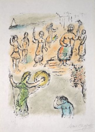 Litografia Chagall - Odyssey - M754