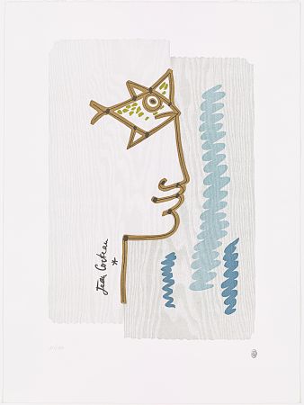Litografia Cocteau - Oeil de poisson 