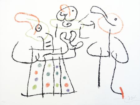 Litografia Miró - Oeuvres récentes, 1953