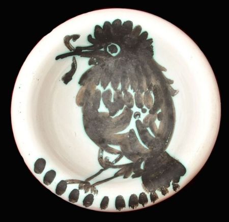 Ceramica Picasso - Oiseau au ver