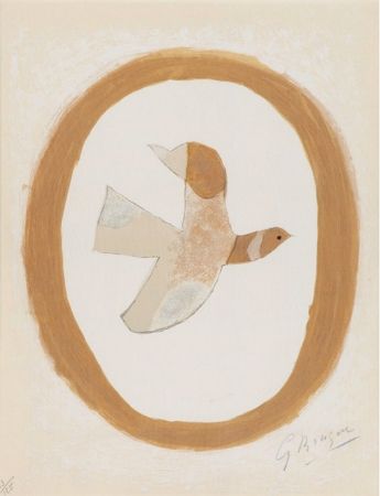 Litografia Braque - Oiseau des sables
