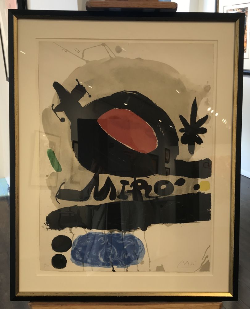 Litografia Miró - Oiseau Solaire, Oiseau Lunaire, Etincelles (Solar Bird, Lunar Bird, Sparks)