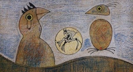 Litografia Ernst - Oiseaux