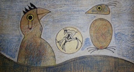 Litografia Ernst - Oiseaux