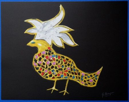 Litografia Braque - Oiseaux de Feu Phoenix