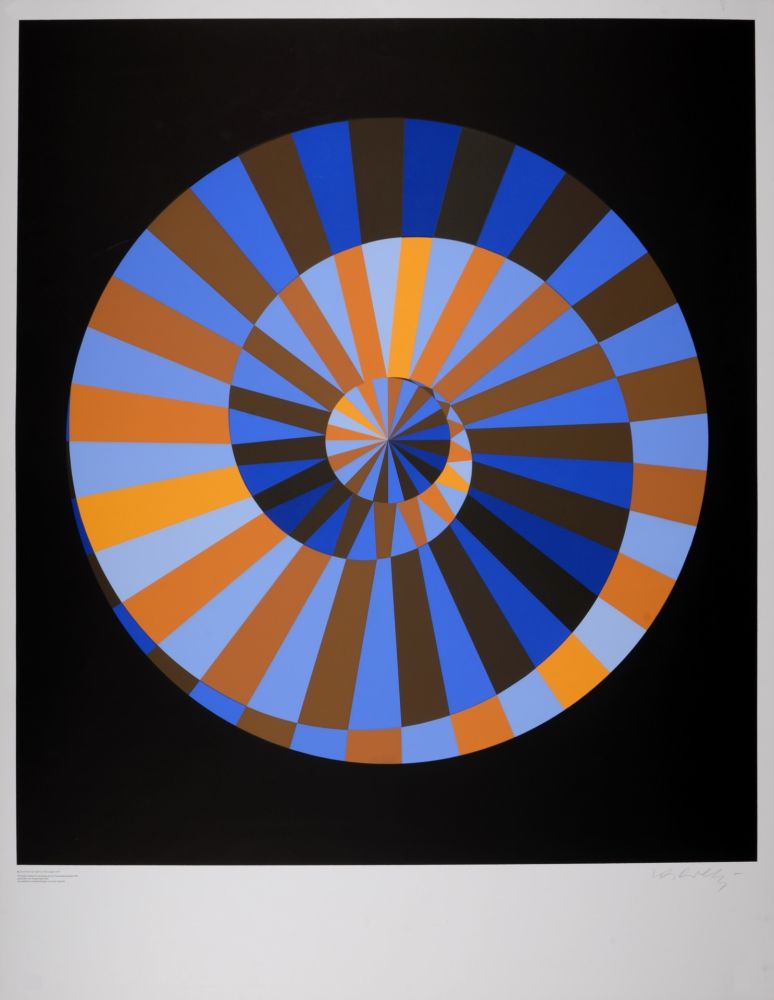 Serigrafia Vasarely - Olympia, 1972 - Hand-signed