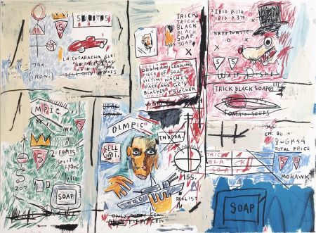 Serigrafia Basquiat - Olympic