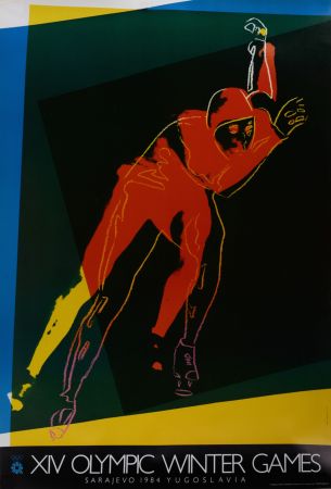 Litografia Warhol - Olympic Winter Games, Sarajevo 1984