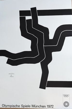 Litografia Chillida - Olympische Spiele München 1972