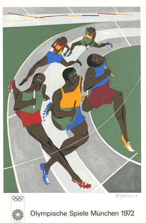 Serigrafia Lawrence - Olympische Spiele München 1972 (The Runners)