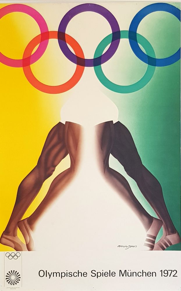Manifesti Jones - Olympishe  Spiele  Munchen  1972