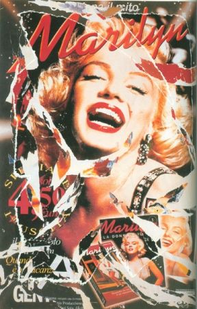 Serigrafia Rotella - Omaggio a Marilyn (A Tribute to Marilyn) I 