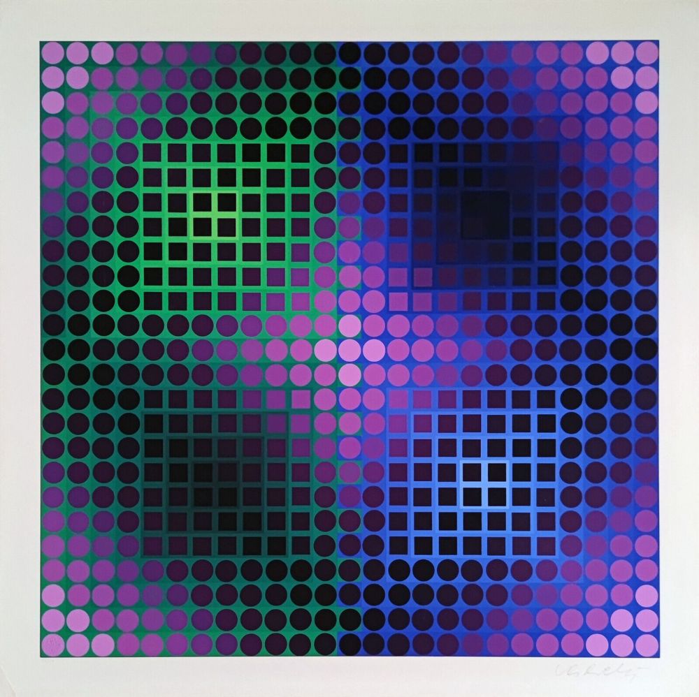 Multiplo Vasarely - Ombre