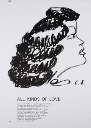 Litografia Oldenburg - One Cent Life : All Kings of Love, 1964