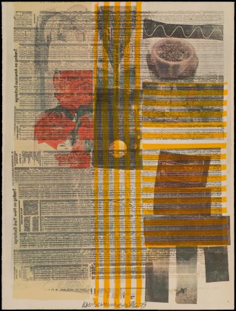 Serigrafia Rauschenberg - One More and We Will Be More Than Halfway There