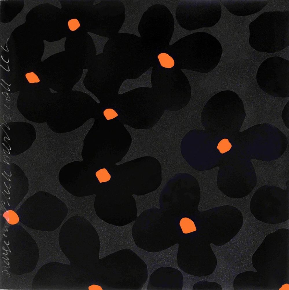 Serigrafia Sultan - Orange and Black, March 22, 2011