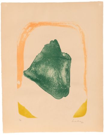 Litografia Frankenthaler - Orange Hoop