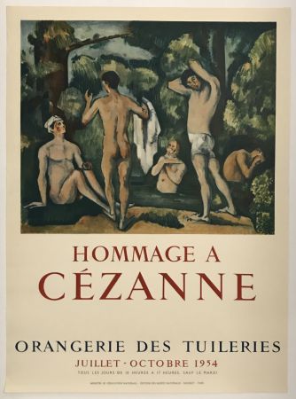 Litografia Cezanne - Orangerie des Tuileries
