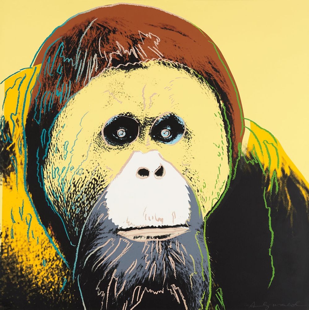Serigrafia Warhol - Orangutan 299