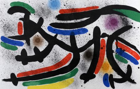 Litografia Miró - Original Lithographie IX, 1972