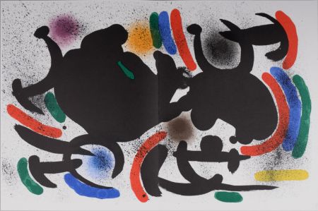Litografia Miró - Original Lithographie VII, 1972