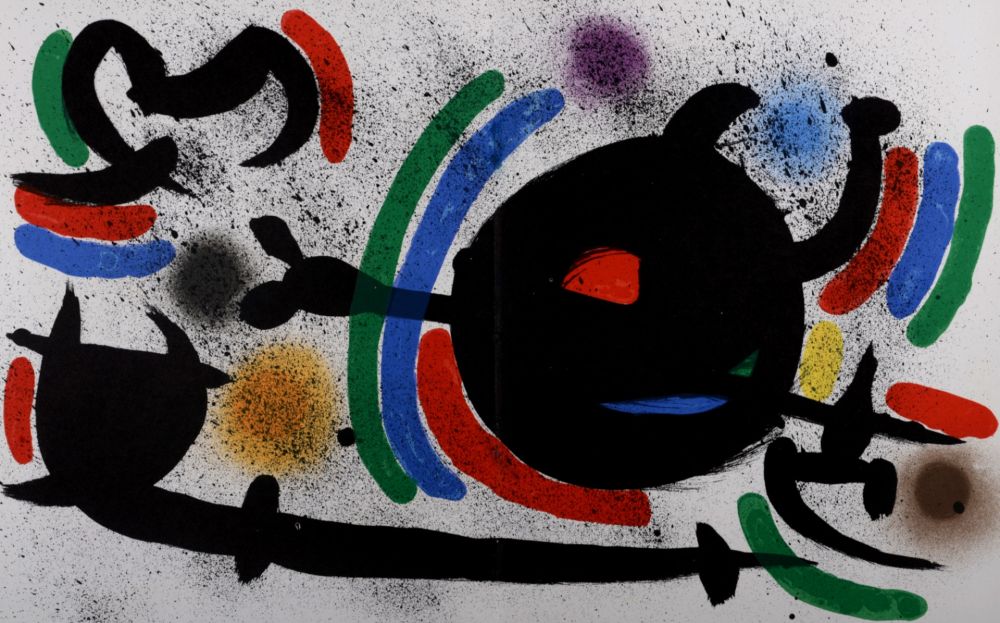 Litografia Miró - Original Lithographie X