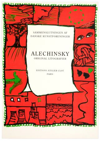 Manifesti Alechinsky - Original lithographier , Editions Atelier Clot