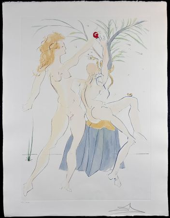 Incisione Dali - Our Historical Heritage Adam and Eve