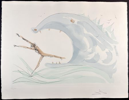Incisione Dali - Our Historical Heritage Jonah and The Whale
