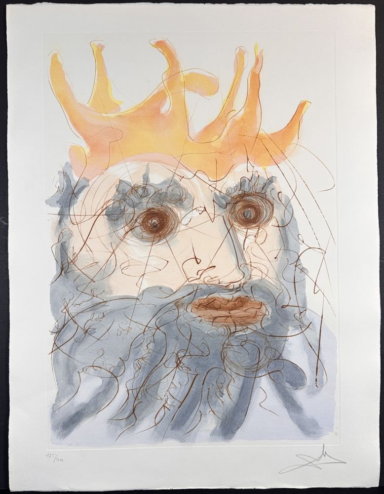Incisione Dali - Our Historical Heritage King Saul