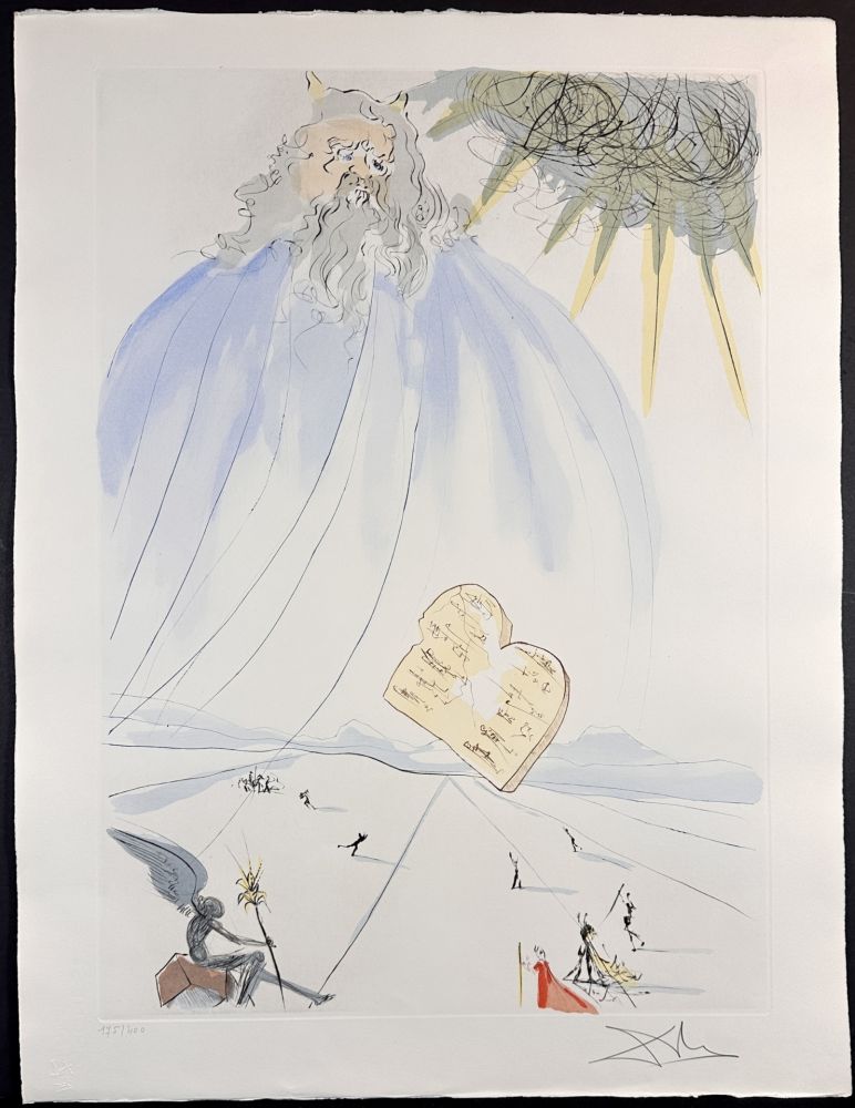 Incisione Dali - Our Historical Heritage Moses
