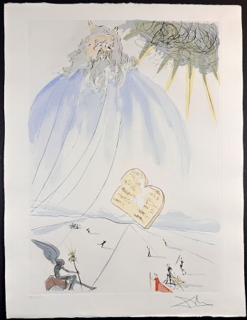 Incisione Dali - Our Historical Heritage Moses