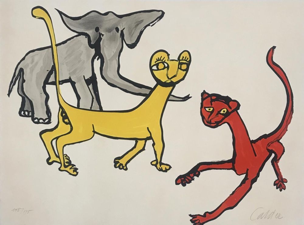 Litografia Calder - Our Unfinished Revolution: Animals