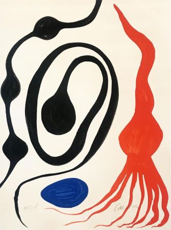 Litografia Calder - Our Unfinished Revolution: Octopus/ Squid