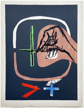 Litografia Le Corbusier - OUTIL (Le Poème de l'Angle Droit, 1955). Planche 19.