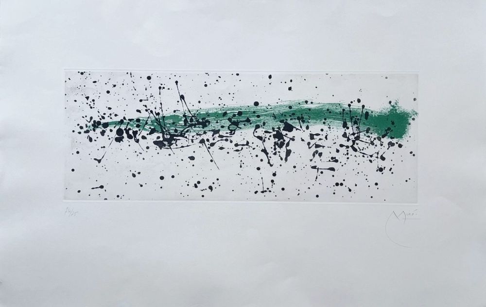 Acquatinta Miró - Ouvrage du vent I 