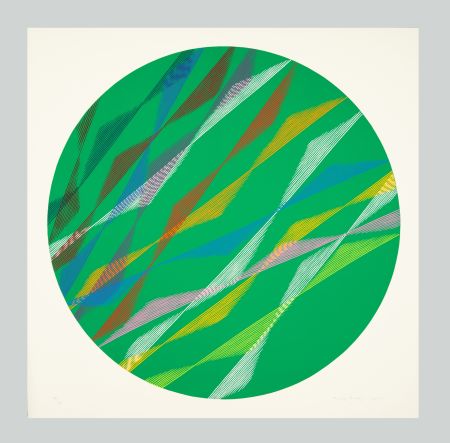 Serigrafia Dorazio - Ovale verde