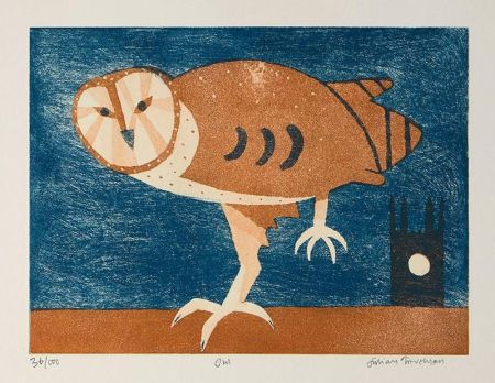 Acquaforte E Acquatinta Trevelyan - Owl