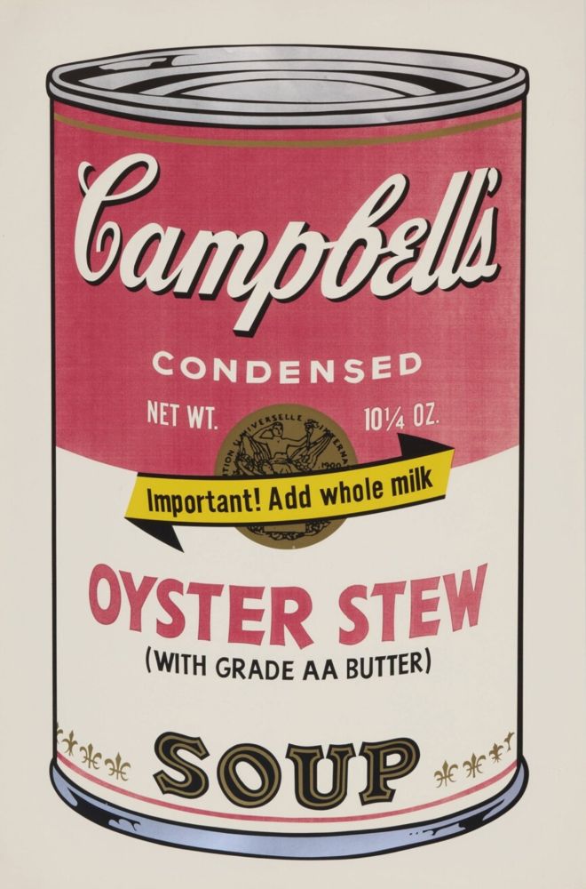 Serigrafia Warhol - Oyster Stew (from Campbell's Soup II)