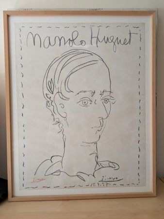Litografia Picasso - Pablo Picasso Manolo Huguet