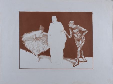 Litografia Ibels - Pantomime