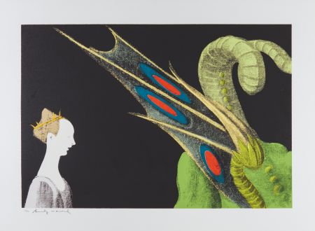 Serigrafia Warhol - Paolo Uccello, St. George and the Dragon (FS II.324)