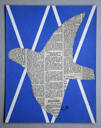 Serigrafia Braque (After) - Papier collé pour édition XXe Siècle