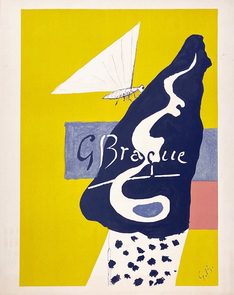 Litografia Braque - Papillon