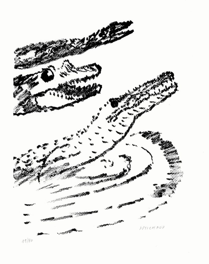 Litografia Michaux - Par la voie des rythmes